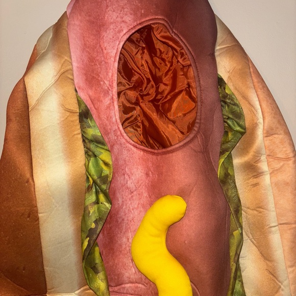 Target Kids Hot Dog Costume with Yellow Detail - Picture 3 of 10